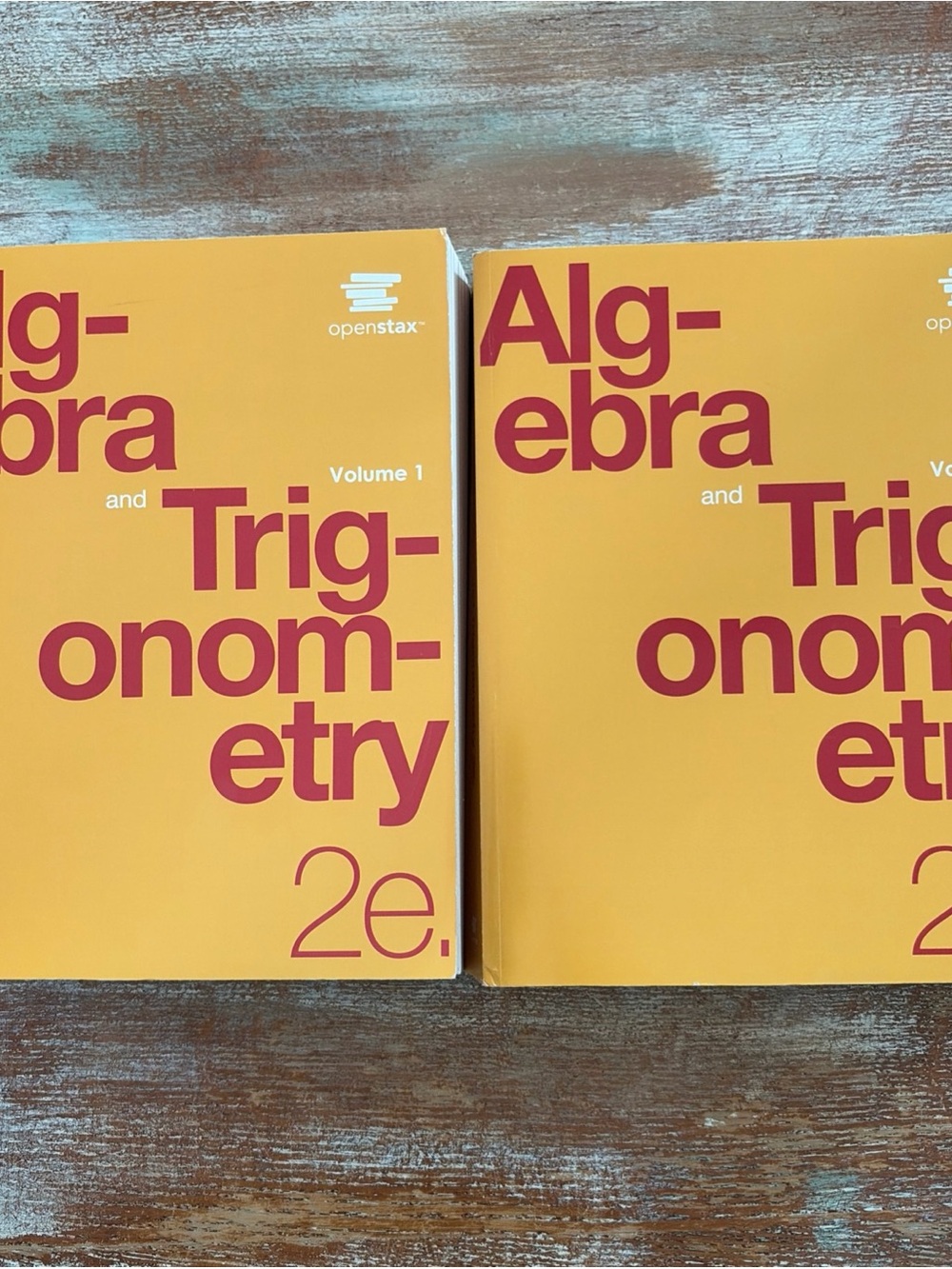 OpenStax Algebra & Trigonometry 2e Complete Vol 1 And 2 Vol Set College Math